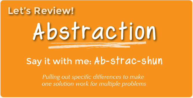 Abstraction With Mad Glibs